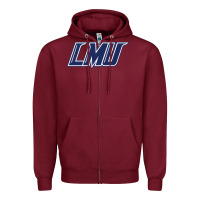 Burgundy lincoln memorial railsplitters Zipper Hoodie - linhVisuals