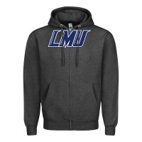 Charcoal Heather lincoln memorial railsplitters Zipper Hoodie - linhVisuals