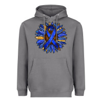 Storm Colon Cancer Awareness sunflower Heavyweight Hoodie - RanaPortraitStore