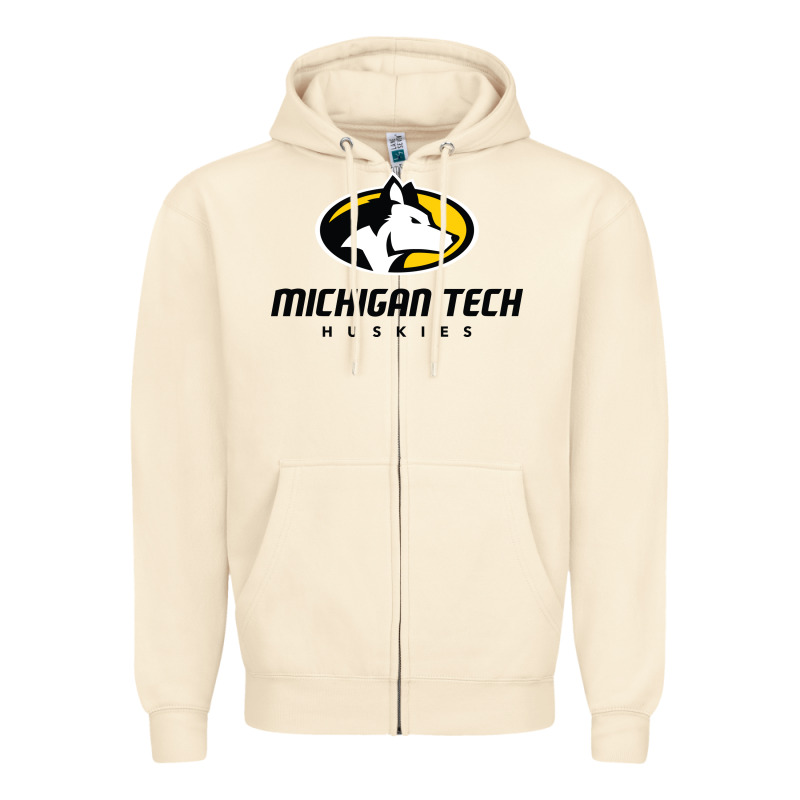Michigan Tech Huskies Zipper Hoodie by linhVisuals | Teevron