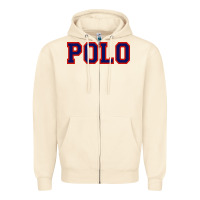 Sandshell polo Zipper Hoodie - linhVisuals