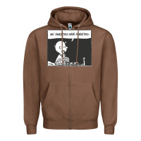 Chestnut my anxieties have anxieties   peanuts Zipper Hoodie - linhVisuals