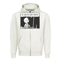 Oatmeal Heather my anxieties have anxieties   peanuts Zipper Hoodie - linhVisuals