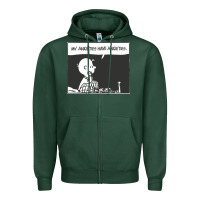 Sports Green my anxieties have anxieties   peanuts Zipper Hoodie - linhVisuals
