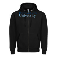 Black roger williams university Zipper Hoodie - linhVisuals