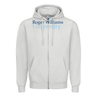 Dove Grey roger williams university Zipper Hoodie - linhVisuals