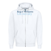 White roger williams university Zipper Hoodie - linhVisuals