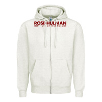 Oatmeal Heather rose hulman institute of technology Zipper Hoodie - linhVisuals