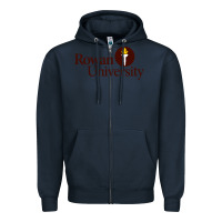 Navy rowan university Zipper Hoodie - linhVisuals