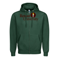 Sports Green rowan university Zipper Hoodie - linhVisuals
