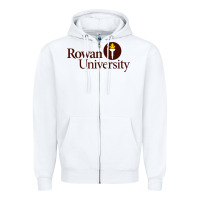 White rowan university Zipper Hoodie - linhVisuals