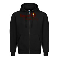 Black rowan university Zipper Hoodie - linhVisuals