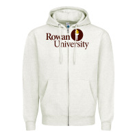 Oatmeal Heather rowan university Zipper Hoodie - linhVisuals