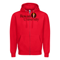 Red rowan university Zipper Hoodie - linhVisuals