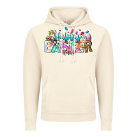 Vintage Artic Happy Easter Bunny Vintage Hoodie - CowhideDigitalArt