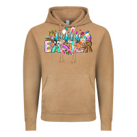 Vintage Camel Happy Easter Bunny Vintage Hoodie - CowhideDigitalArt