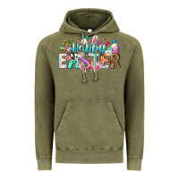Happy Easter Bunny Vintage Hoodie | Teevron