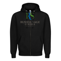 Black russell sage college Zipper Hoodie - linhVisuals