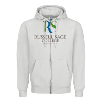Dove Grey russell sage college Zipper Hoodie - linhVisuals