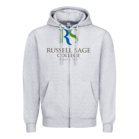 Heather Grey russell sage college Zipper Hoodie - linhVisuals