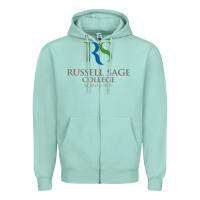 Seafoam russell sage college Zipper Hoodie - linhVisuals