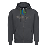 Smoke russell sage college Zipper Hoodie - linhVisuals