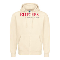 Sandshell rutgers university–camden Zipper Hoodie - linhVisuals