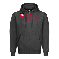 Charcoal Heather saint john's university Zipper Hoodie - linhVisuals