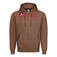 Chestnut saint john's university Zipper Hoodie - linhVisuals