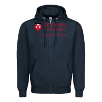 Navy saint john's university Zipper Hoodie - linhVisuals