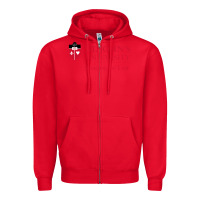 Red saint john's university Zipper Hoodie - linhVisuals