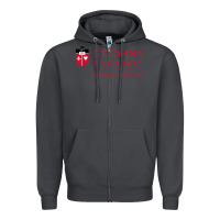 Smoke saint john's university Zipper Hoodie - linhVisuals