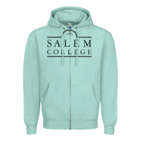 Seafoam salem college Zipper Hoodie - linhVisuals