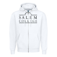 White salem college Zipper Hoodie - linhVisuals