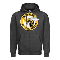 Charcoal Heather the yellowjackets Zipper Hoodie - linhVisuals