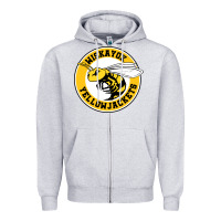 Heather Grey the yellowjackets Zipper Hoodie - linhVisuals