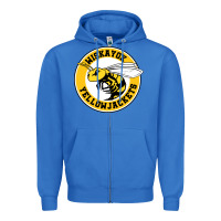 True Royal the yellowjackets Zipper Hoodie - linhVisuals