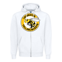 White the yellowjackets Zipper Hoodie - linhVisuals