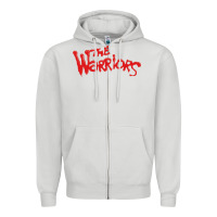 Dove Grey the warriors Zipper Hoodie - linhVisuals