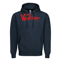 Navy the warriors Zipper Hoodie - linhVisuals
