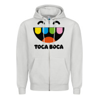 Dove Grey toca Zipper Hoodie - linhVisuals