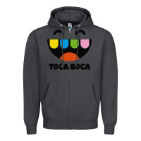 Smoke toca Zipper Hoodie - linhVisuals