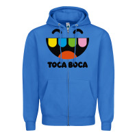 True Royal toca Zipper Hoodie - linhVisuals