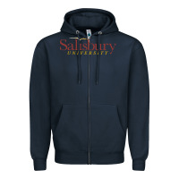 Navy salisbury university Zipper Hoodie - linhVisuals