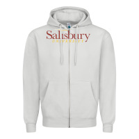 Dove Grey salisbury university Zipper Hoodie - linhVisuals