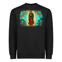 Black gemstone our lady of guadalupe Heavyweight Sweatshirt - JahusDesignShop