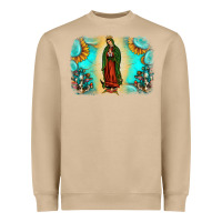 Mushroom gemstone our lady of guadalupe Heavyweight Sweatshirt - JahusDesignShop