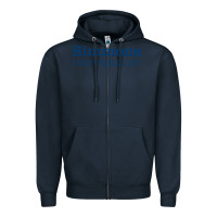 Navy simmons university Zipper Hoodie - linhVisuals