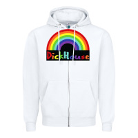 White dick house Zipper Hoodie - linhVisuals