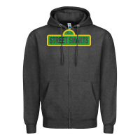 Charcoal Heather street smarts   john mulaney Zipper Hoodie - linhVisuals